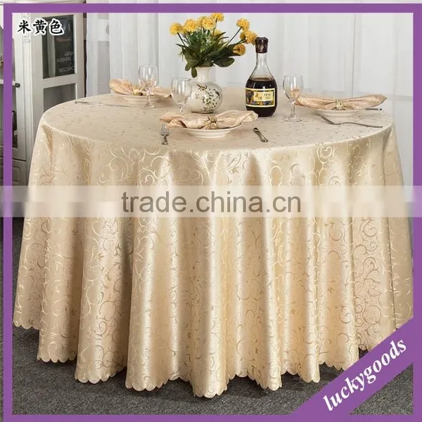 Hotel and Restaurant Use Royal Blue Printing 132 Round Table Cloth Wholesale photo-2
