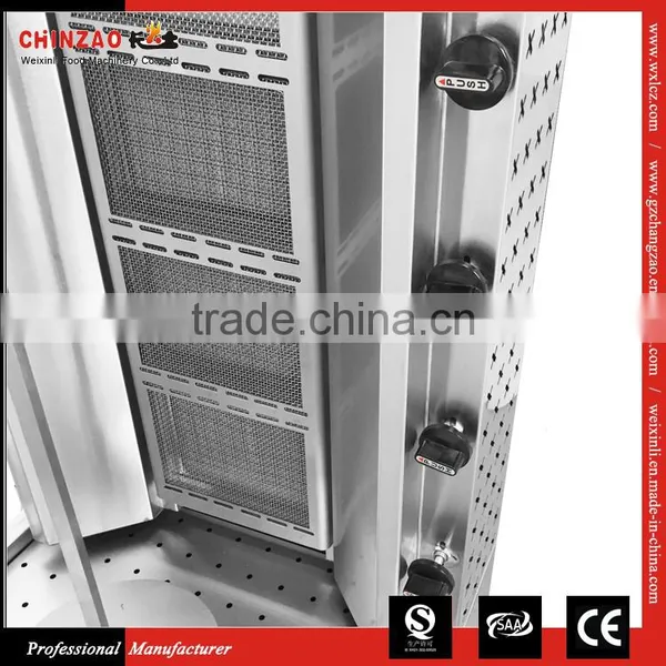 4 Burners LPG Gas Shawarma Machine Kebab Making Machine Grill Snack Machine photo-5