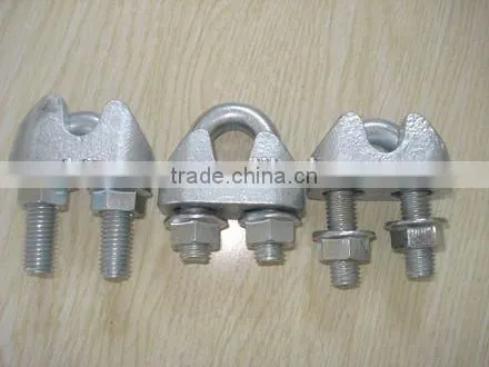 High Quality ZINC PLATED ITALIAN TYPE DROP FORGED WIRE ROPE CLIP photo-4