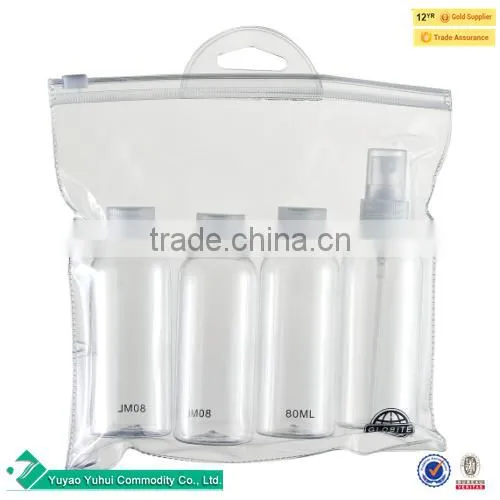4Pcs Bottles Set Designer Plastic Cosmetic Bottle Sets Travel Sets photo-3