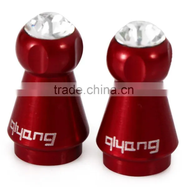 2Pcs Qiyang 6061 Cycling Bicycle Accessory Aluminum Alloy Bicycle Tyre Presta Valve Cap for MTB Road Bike photo-3