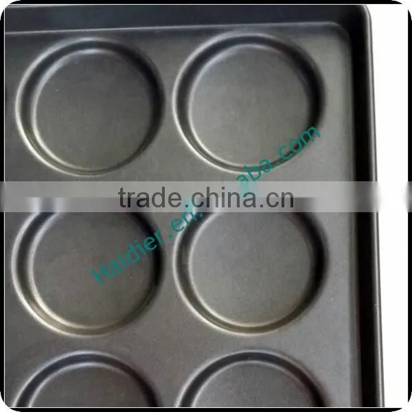 15 Grooves Non-stick Teflon Coated Alloy Aluminum Hamburger Bread Baking Trays/bun Baking Tray photo-2