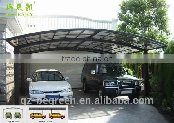 Heavy Duty Outdoor Boxed Eave Eco-Friendly Steel Shelter Canopy Carport photo-3