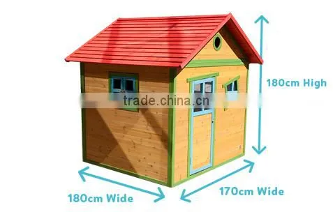Kids Outdoor Wooden Cubby House photo-5