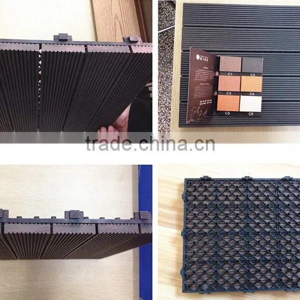 Zhejiang Duarable and Economical Wpc Decking Tiles photo-2