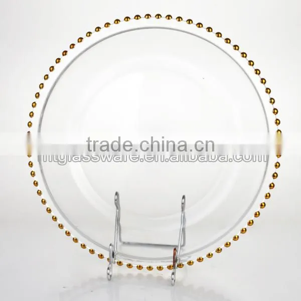 Electroplating Coloed Cake Stand With Stem photo-3