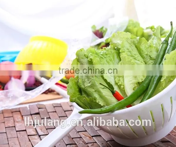 New Design Plastic Vegetable Strainer/Kitchen Plastic Strainer With Handle/plastic Colander With Handle photo-3