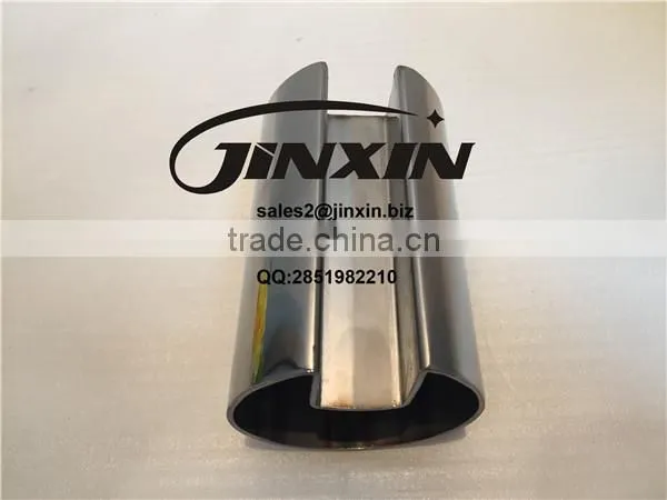 Single or Double Groove 304 316 Decorative Stainless Steel Slot Pipe and Tube(YK-9352) photo-4