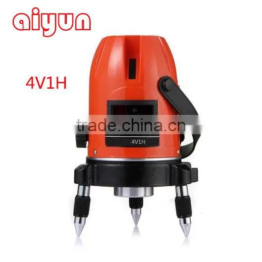 laser level (4V1H) infrared rotary Cross line with detectors Horizontal and Vertical laser
