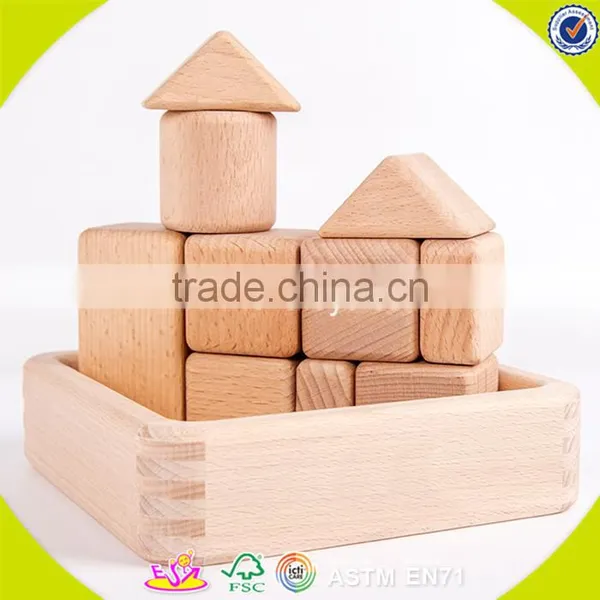 Wholesale Top Quality Wooden Building Blocks Toy Creative Cube Wooden Building Blocks Toy W13A013 photo-5