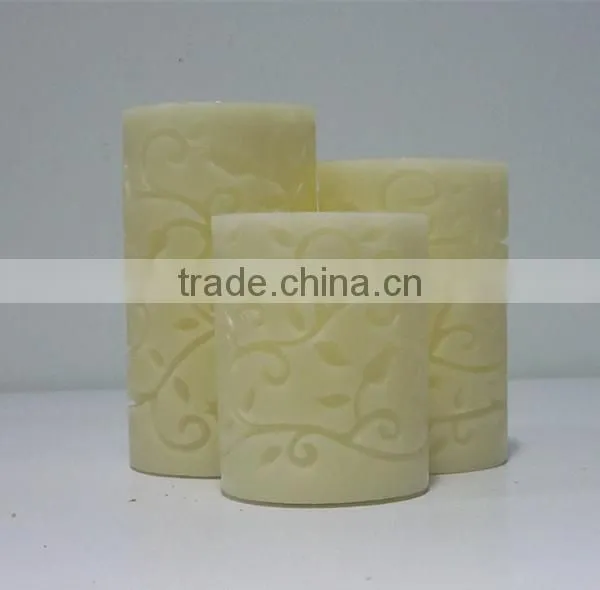 High Quality Carved LED Candle Set photo-3