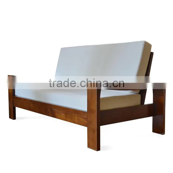 Teak Sofa 3 Seater Kenziro Japan Natural photo-2