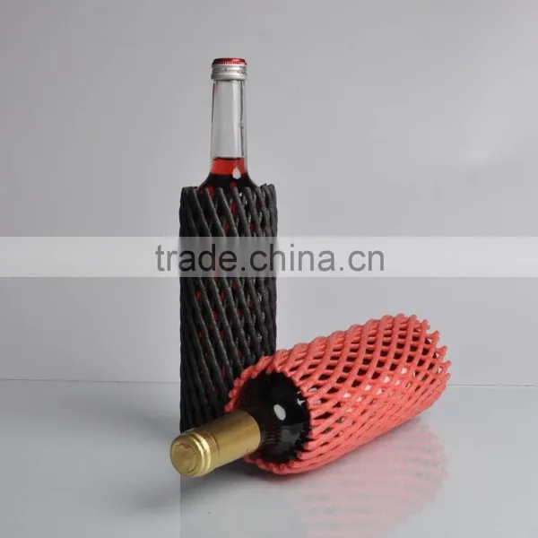 EPE Plastic Protective Soft Black Sleeves For Glass Bottle photo-4