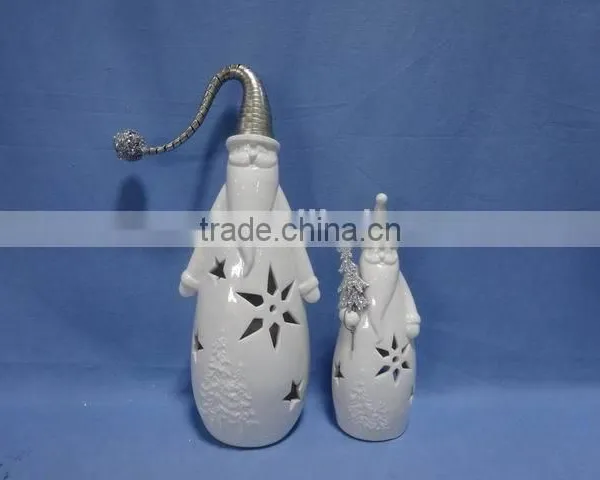 Christmas Decoration Porcelain With Iron Ornaments Gifts photo-3