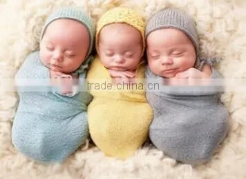 Multiple Color and Size Newborn Rayon Wrap Baby Stretch Knit Wrap Photo Props Newborn Photography photo-2