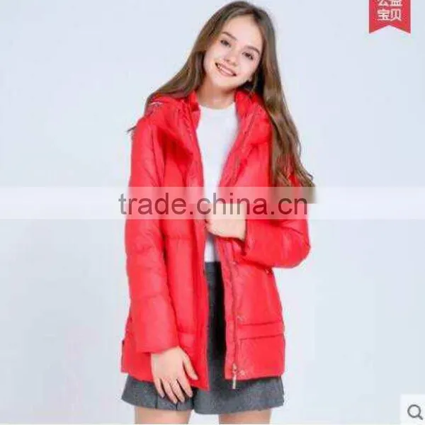 GZY Down Jacket Women Female Coat Slim Charming Model Winter Coat Stock Export Middle East 2017 China Mixed Model photo-5