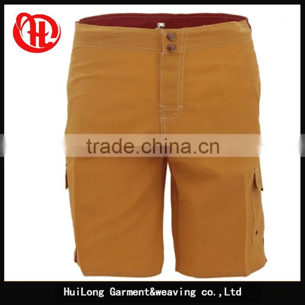 Cheap Short Pants Peach Twill Stock Cargo Men Shorts photo-3