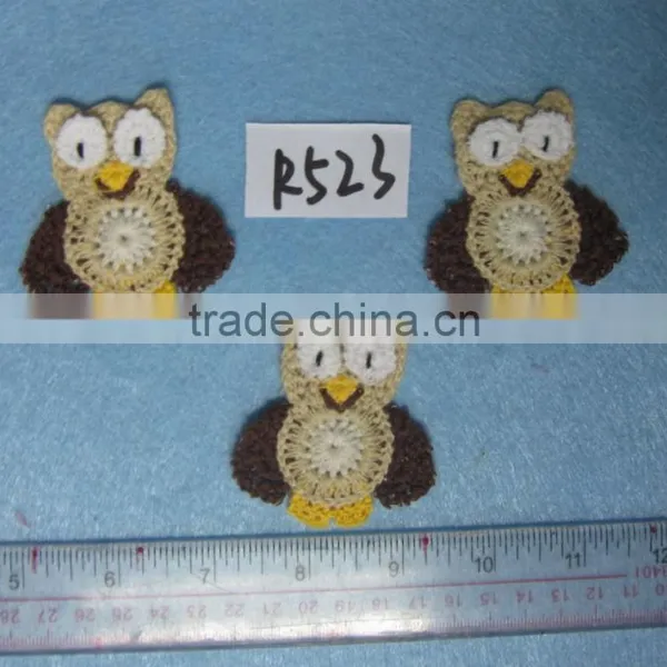 Crochet Bird Patch, Bird Bandge,bird Motif photo-2
