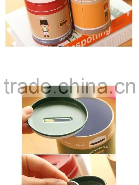 Metal Round Pig Bank/Piggy Coin Bank/Money Bank Box photo-6