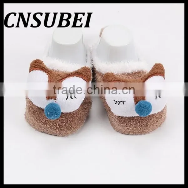 South Korea Autumn and Winter Coral Velvet Cartoon Children Socks,baby Floor Socks,Feather Yarn Doll Shoe Socks photo-4