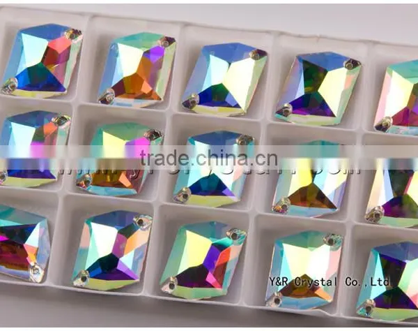 China Manufacturers Color AB Sew on Crystal Rhinestones for Wedding Dress photo-2