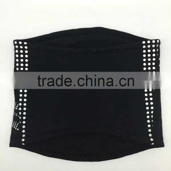 Outdoor Sports Unisex Reflective Polyester Neck Warmer With Custom Logo Print photo-5