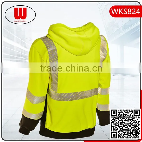 Two Tones High Visibility Hoodie photo-2