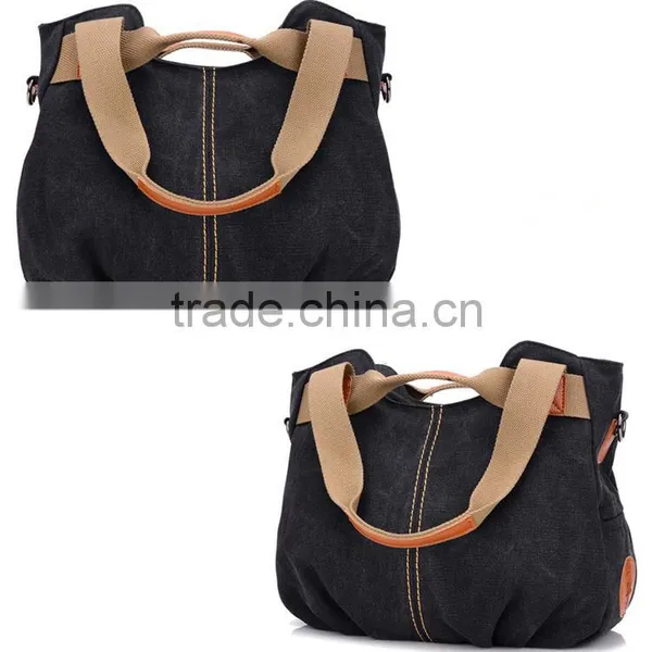 New Design Long Strap Canvas Messenger Bag photo-3
