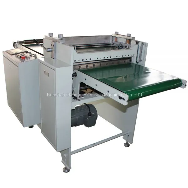 With Eliminate Static Devices Film Paper Roll to Sheet Cutting Machine