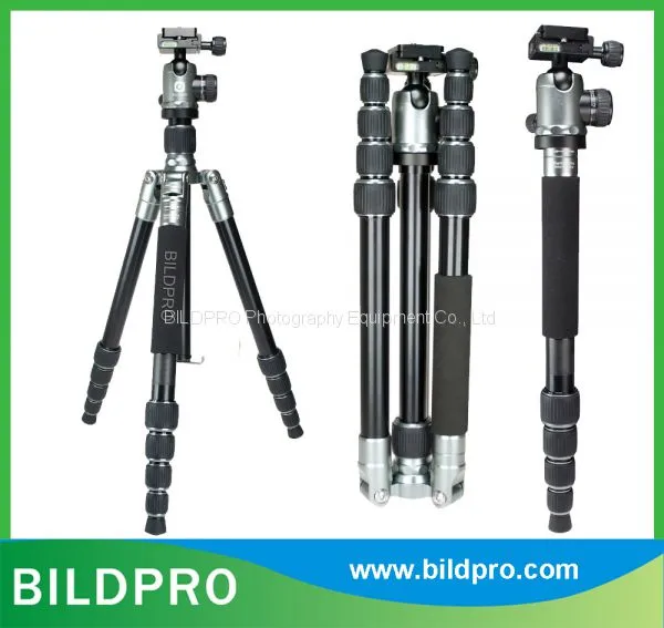 BILDPRO OEM CNC Professional Camera Tripod DSLR Stand photo-4
