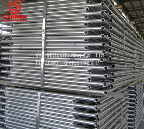 Frame Scaffolding System Hot Dip Galvanized Pre-galvanized Scaffolding With Walk Board Brace