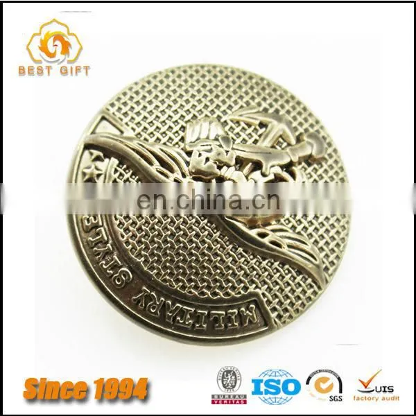 Guangdong Factory Wholesale Custom Cheap Garment Accessories Metal Buttons for Coat