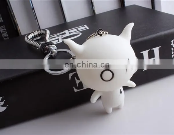 Korean Creative Cartoon Shape Keychain Leather Bag Accessory photo-3
