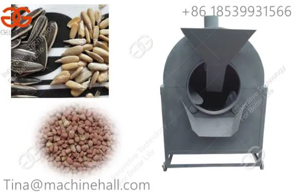 Industrial Sunflower Seeds Roasting Machine for Sale Peanut Frying Oven Price photo-2