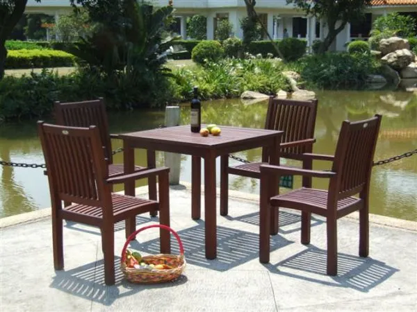 Teak Garden Furniture Hotel Holiday Village Teak Outdoor Furniture photo-3
