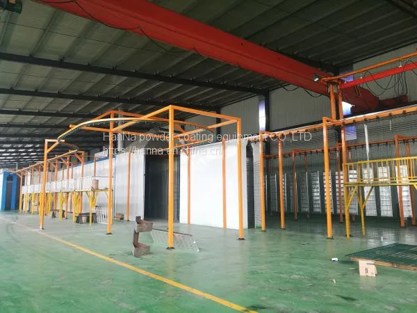 Hot Sale Electrostatic Aluminum Profile Powder Coating Line System photo-5