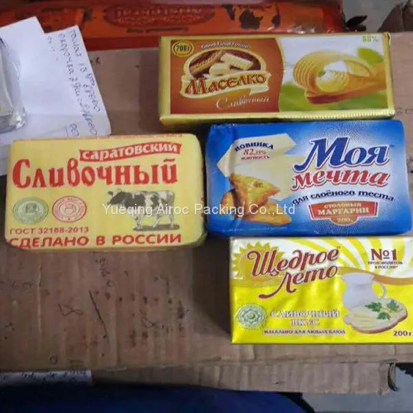 wrapper of butter
