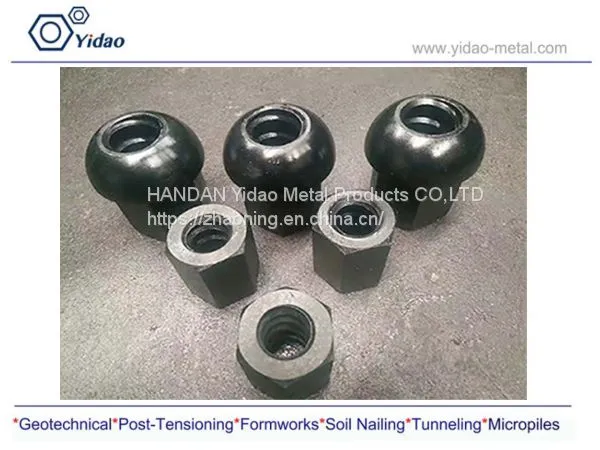 Domed Nut/Anchor Nut for High Tensile Steel Bar/Black or Z.P photo-3