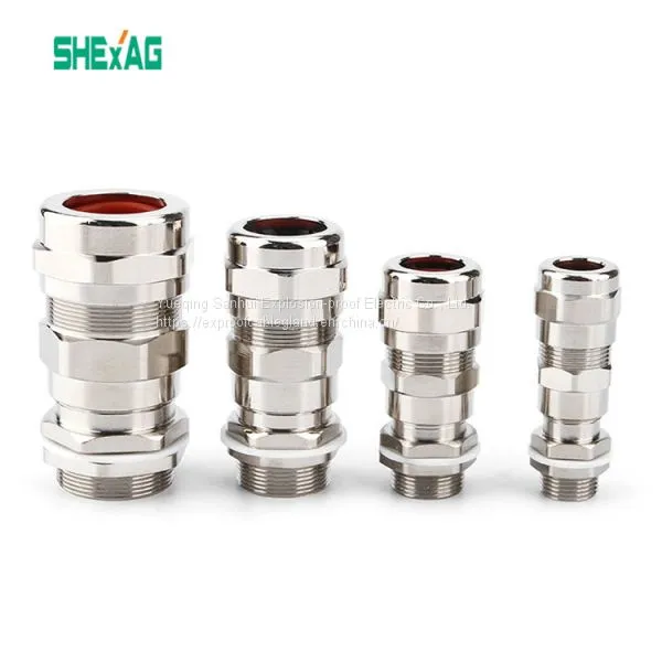 2020 SANHUI Metal Electrical Brass Gland Cable Gland Size