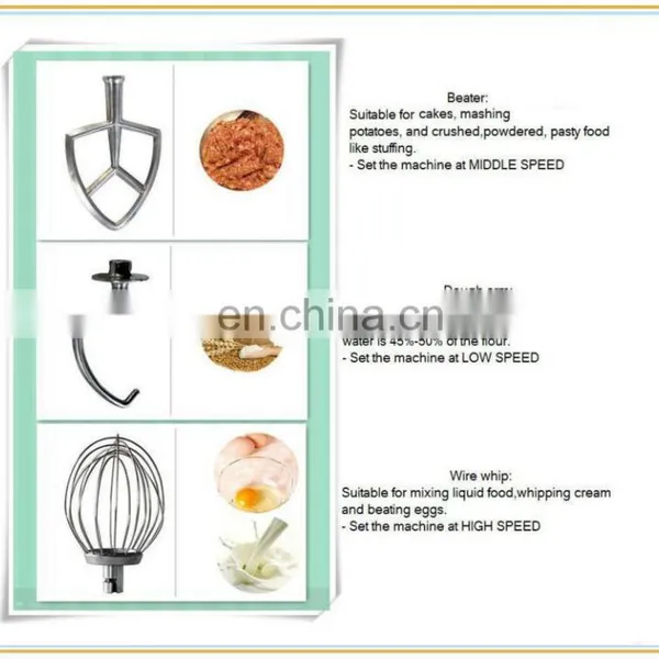 7tq Cake Mixer Stand With Cover/salad Mixer Jiahua Food Machinery photo-5