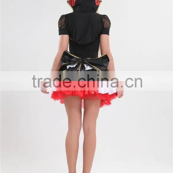 2016 Wholesale Adult Cosplay Sexy Queen of Hearts Costume photo-5
