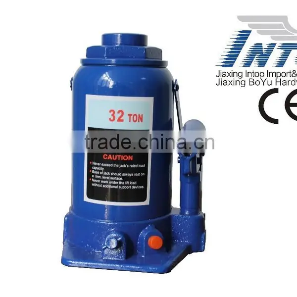High Quality Good Sell Hydraulic Bottle Jack With Safety Valve 32T for Car Repairing photo-3