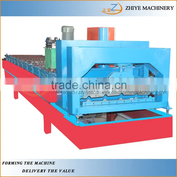 Glazed Roofing Tiles Roll Forming Making Line/Hydraulic Metal Glazed Sheets Cold Forming Machine photo-2