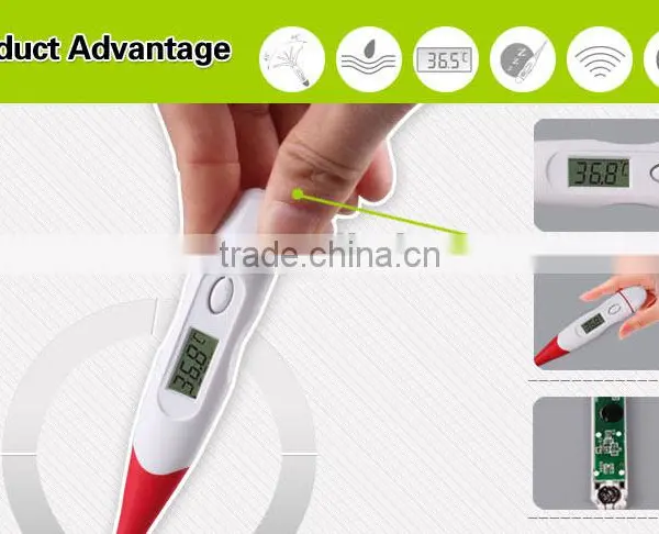 China Hot Sell Flexible Animal Cartoon Baby Kids Digital Thermometer With CE ROHS ISO EMC photo-6