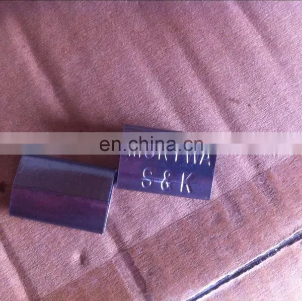 Galvanized PET Strapping Seal/serrated Seal/strapping Buckle With Print photo-5