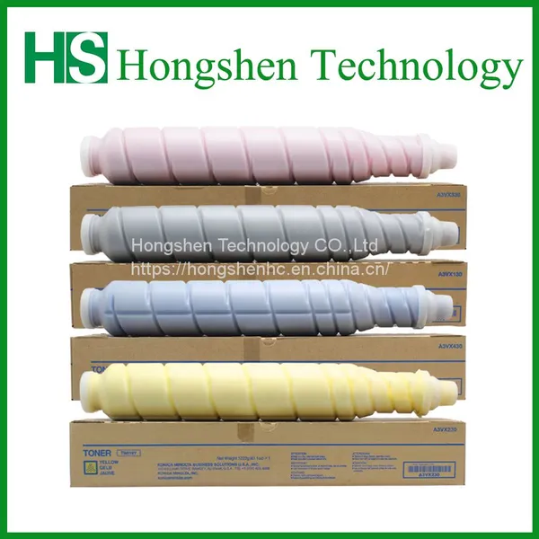 Compatible TN619 Color Toner Cartridges for Konica-Minolta BizHub PRESS C1060 and C1070 Series (Konica-Minolta TN619 Set)