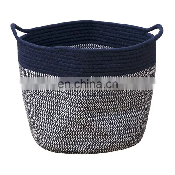 Large Royal Blue Foldable Cotton Storage Baskets Children Play Mat Toys Storage