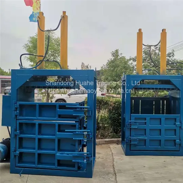 Semi Automatic Vertical Hydraulic Waste Paper Carton Packer Can Beverage Bottle Compression Woven Bag Clothing Sponge Packing photo-5