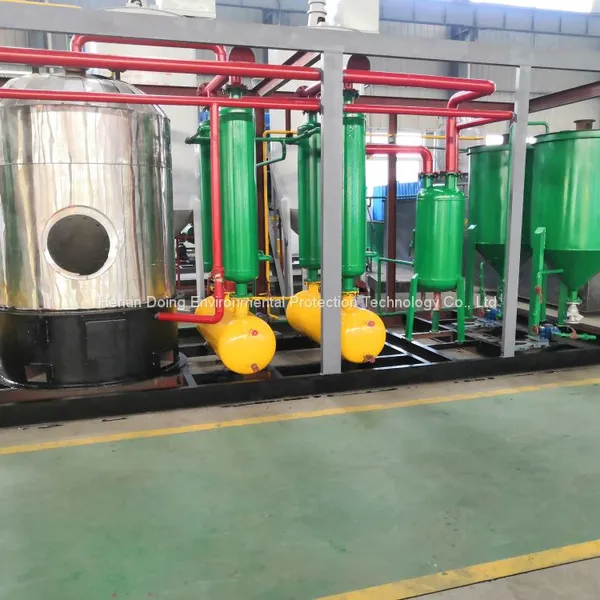 Waste Oil to Diesel Plant Used Engine Motor Oil Recycling Machine in South Africa photo-2