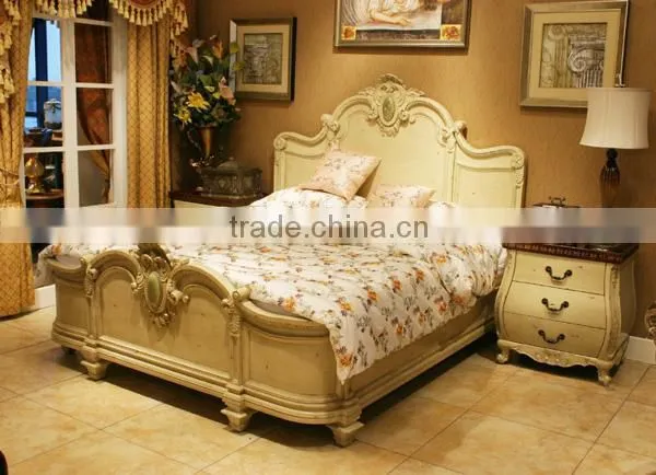 Hotel Bed Designs of Princess Bed Canopy Wooden Bedroom Furniture Set Quality Choice photo-4